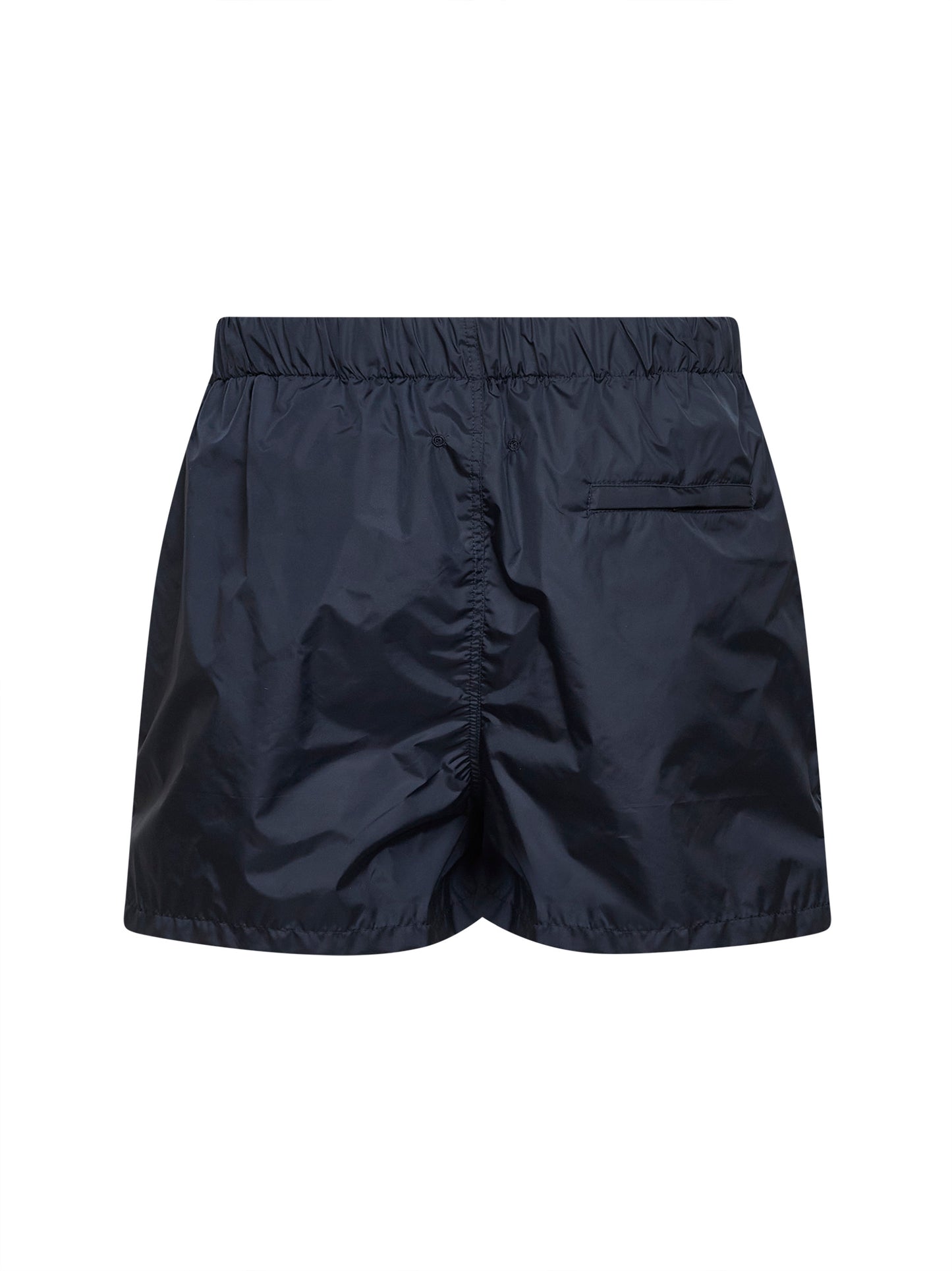 Shorts da mare Torre Guaceto in nylon blu navy