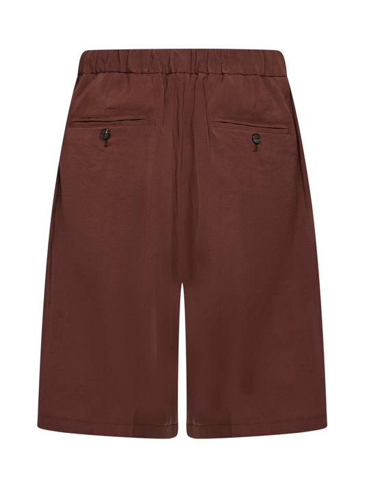 Bermuda Torre Lapillo in misto modal marrone