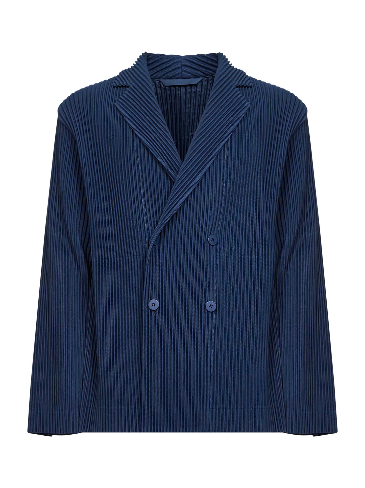 Boat navy TAILORED PLEATS 1 double-breasted jacket