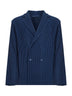 Boat navy TAILORED PLEATS 1 double-breasted jacket