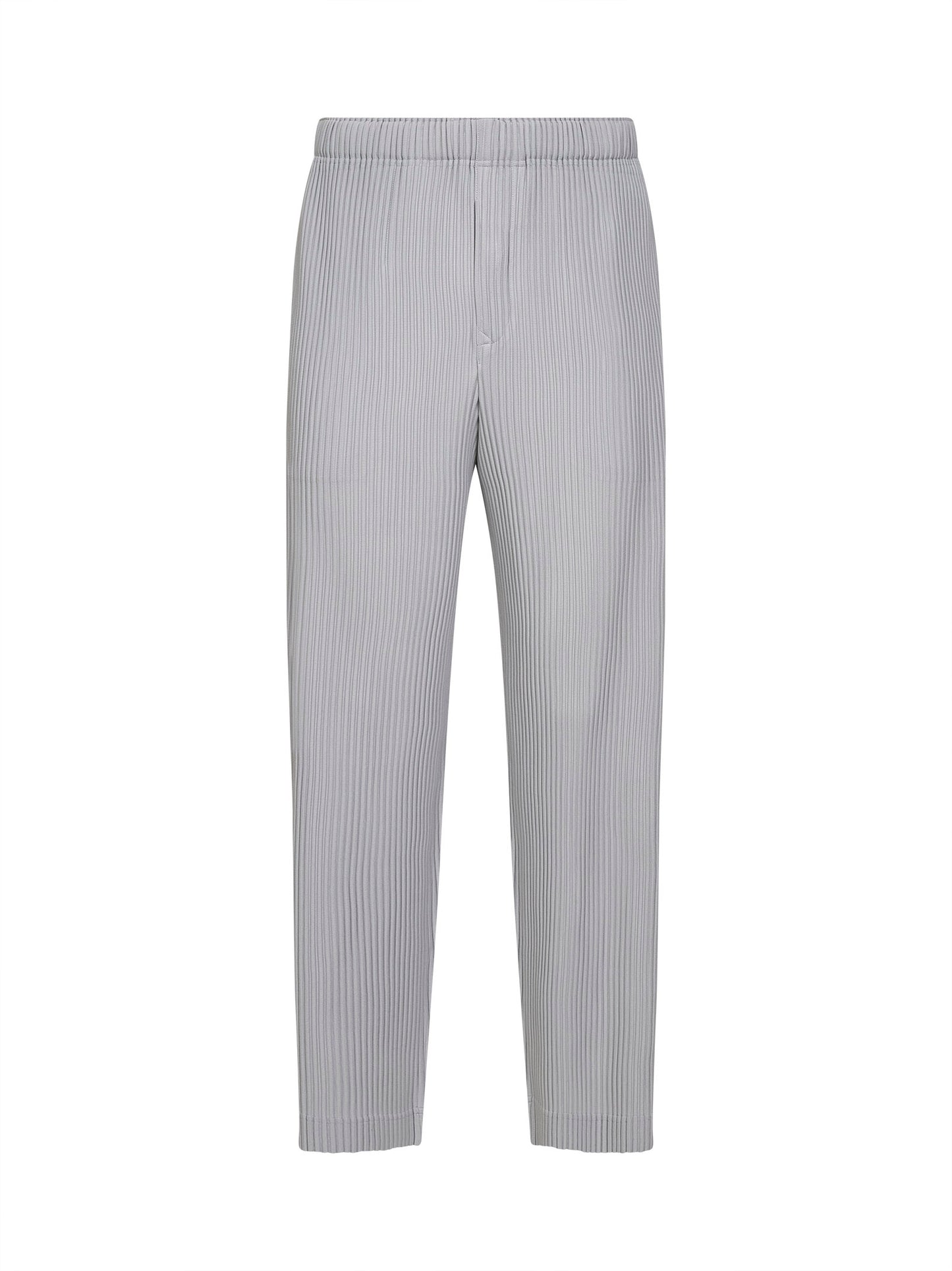 Light grey COLOR PLEATS 1 trousers