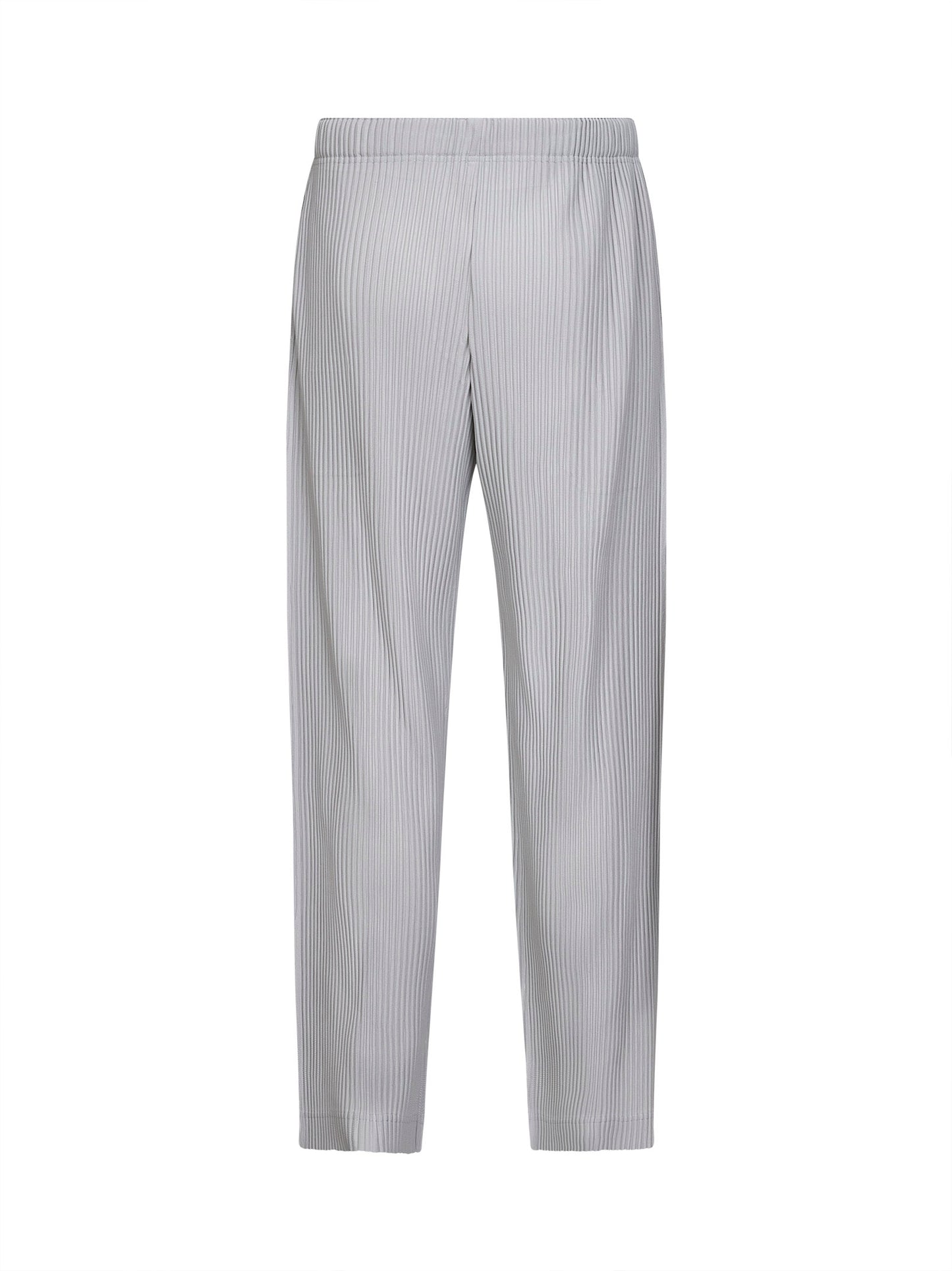 Light grey COLOR PLEATS 1 trousers