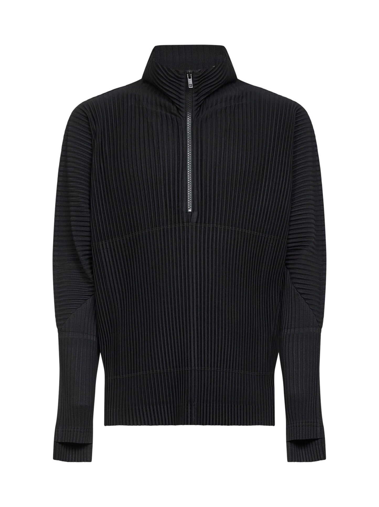 Top a mezza zip MONTHLY COLORS : MARCH nero