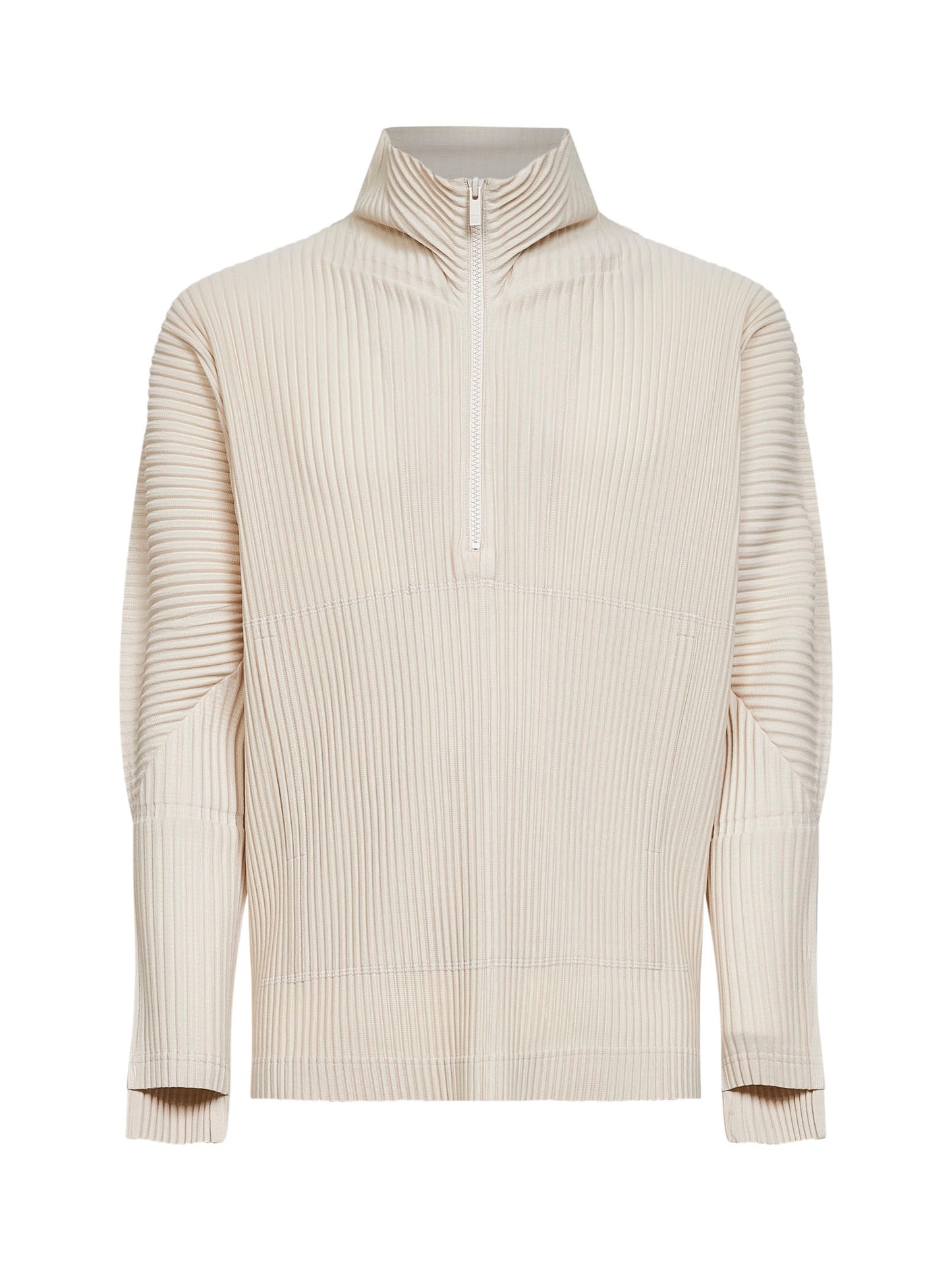Top a mezza zip MONTHLY COLORS : MARCH beige Duomo