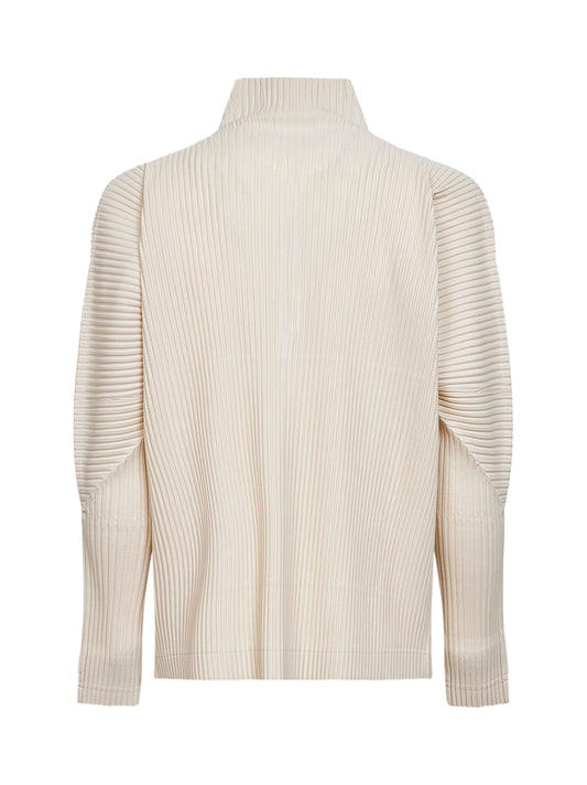 Duomo beige MONTHLY COLORS : MARCH half zip top