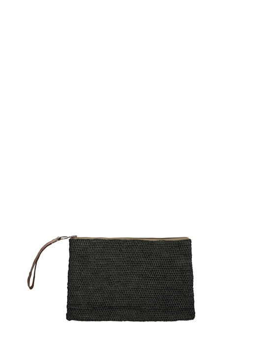 Black AMPY clutch bag
