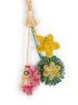 Raffia STARFISH bag charm