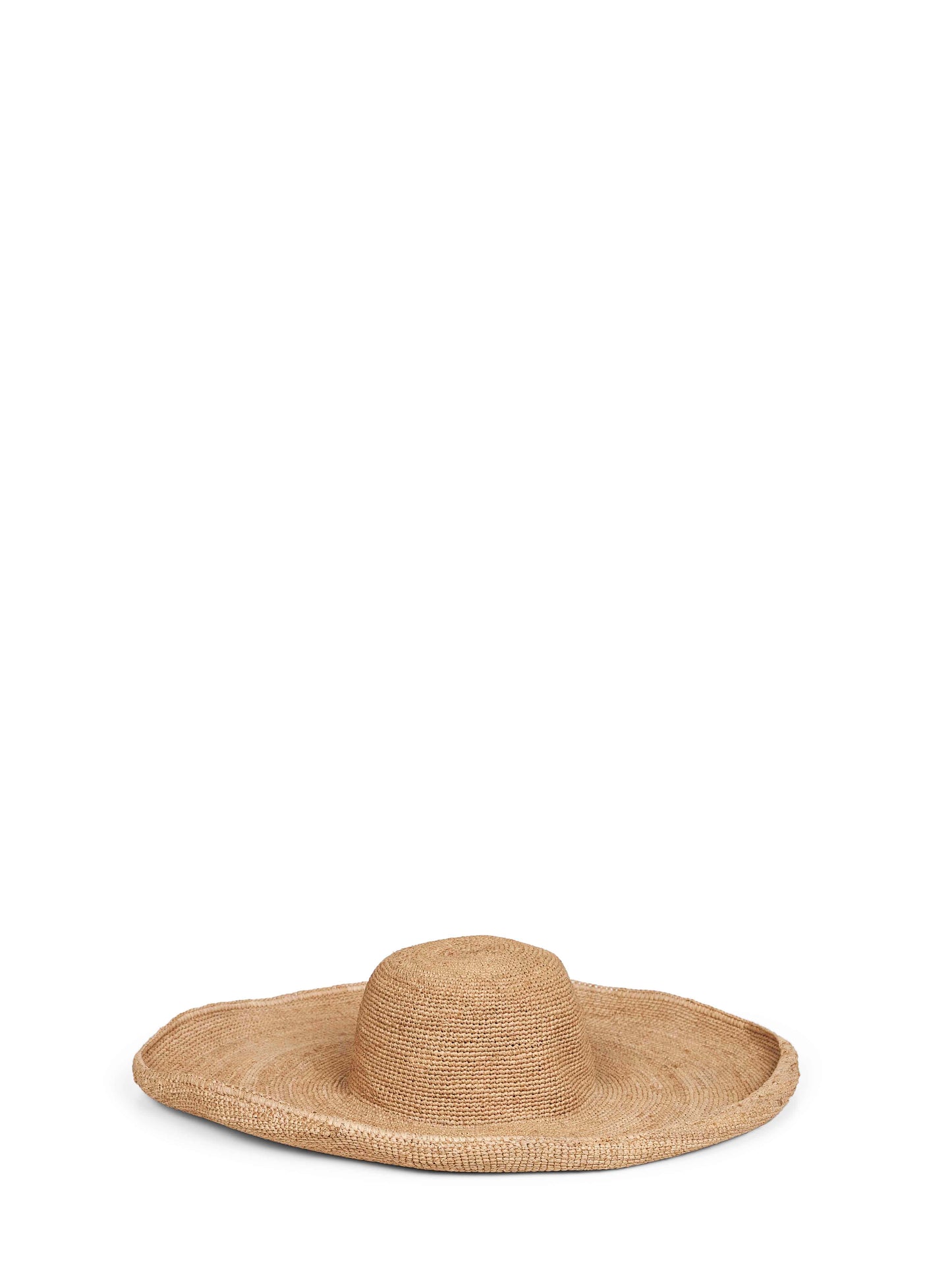Tea raffia IZY wide-brimmed hat