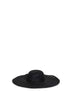 Black raffia MIARO floppy beach hat