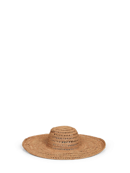 Tea raffia MIARO floppy beach hat