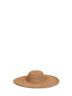Cappello da spiaggia floscio MIARO in rafia beige