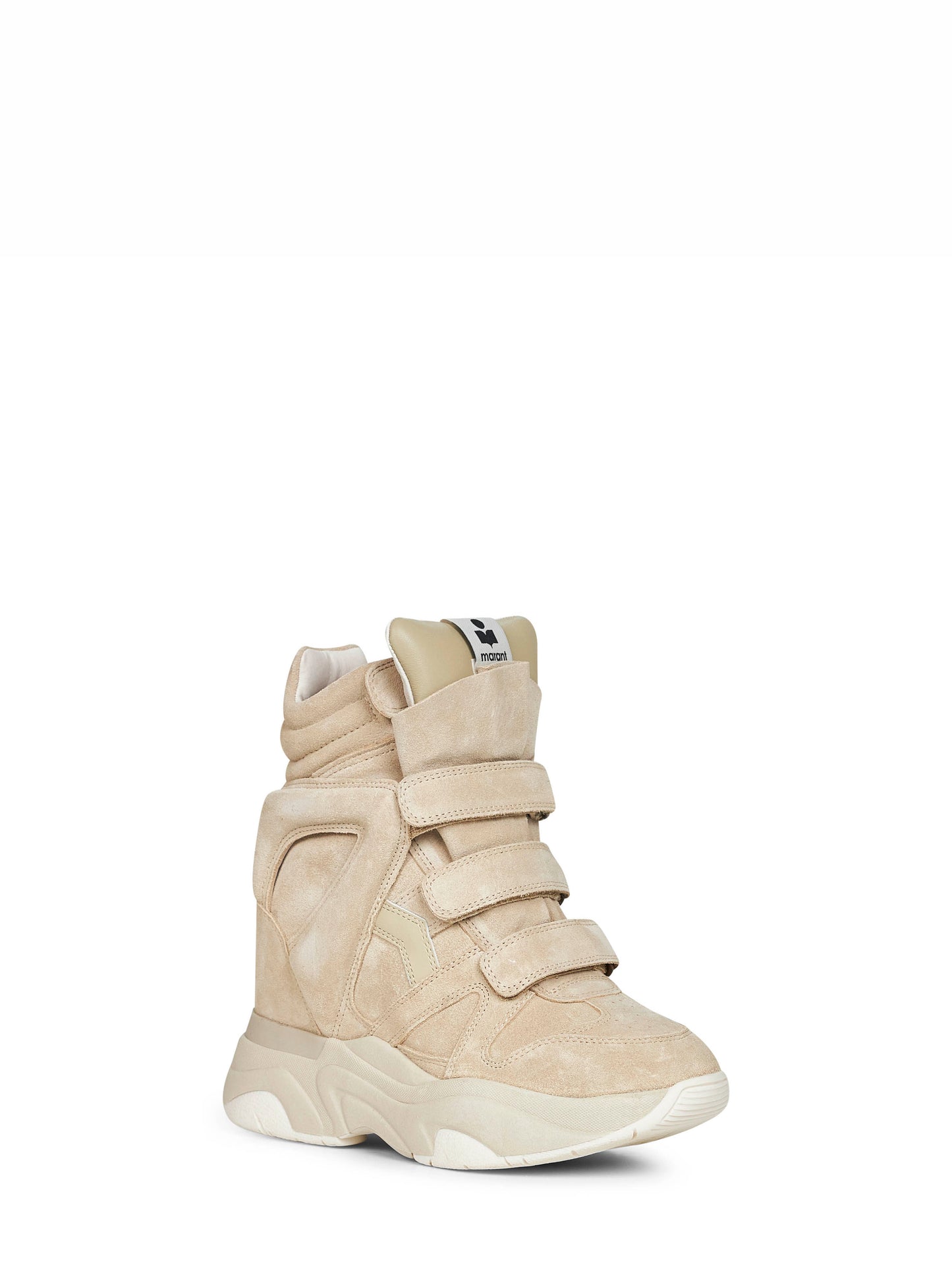Sneakers Balskee in pelle di vitello scamosciata beige