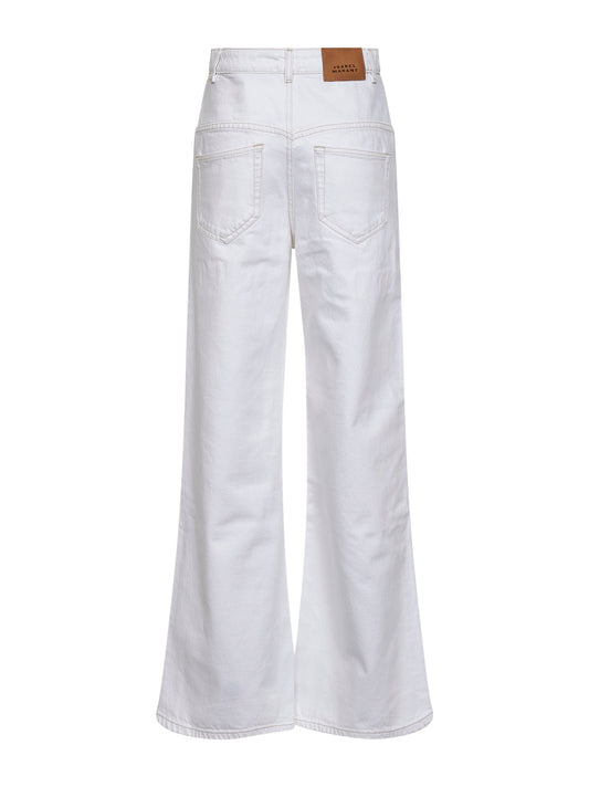 White cotton denim Lemony jeans