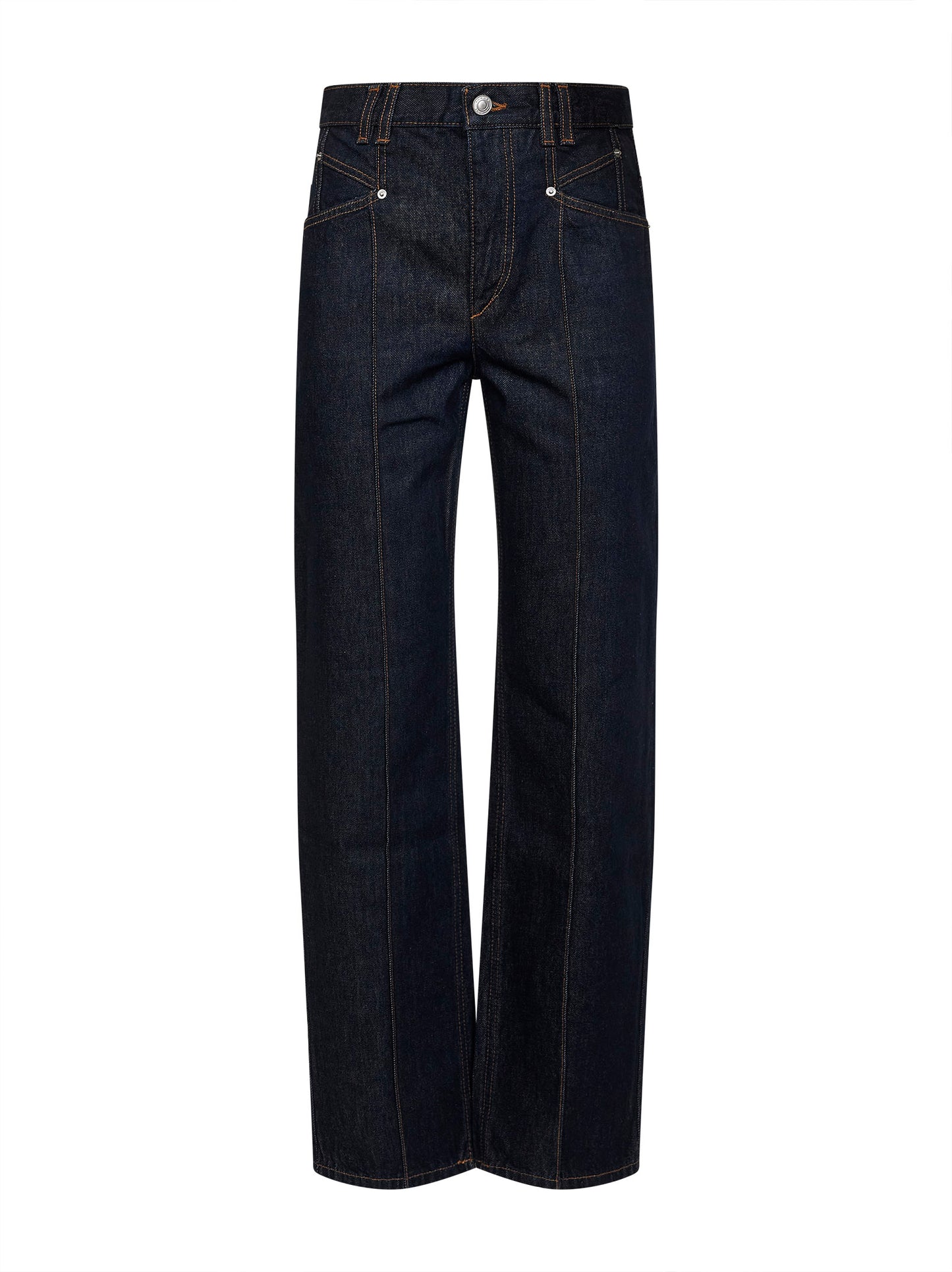 Dark midnight blue cotton denim Drolane jeans