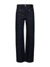 Dark midnight blue cotton denim Drolane jeans