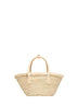 Mini borsa mare a cesto Piccolo cesto Soli avorio