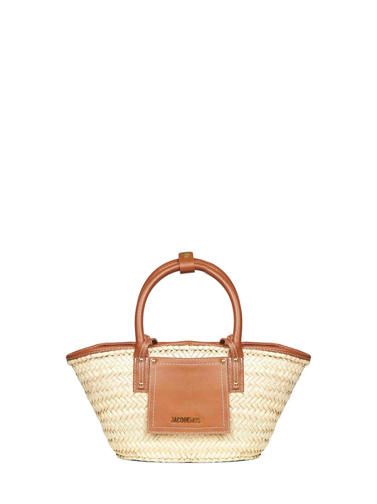 Borsa a mano Piccolo cesto Soli marrone chiaro