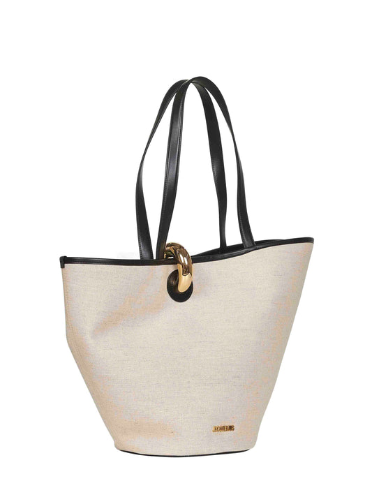 Borsa a secchiello Bambola greige