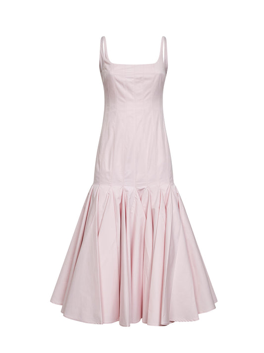 Abito midi svasato L'abito Agave rosa chiaro