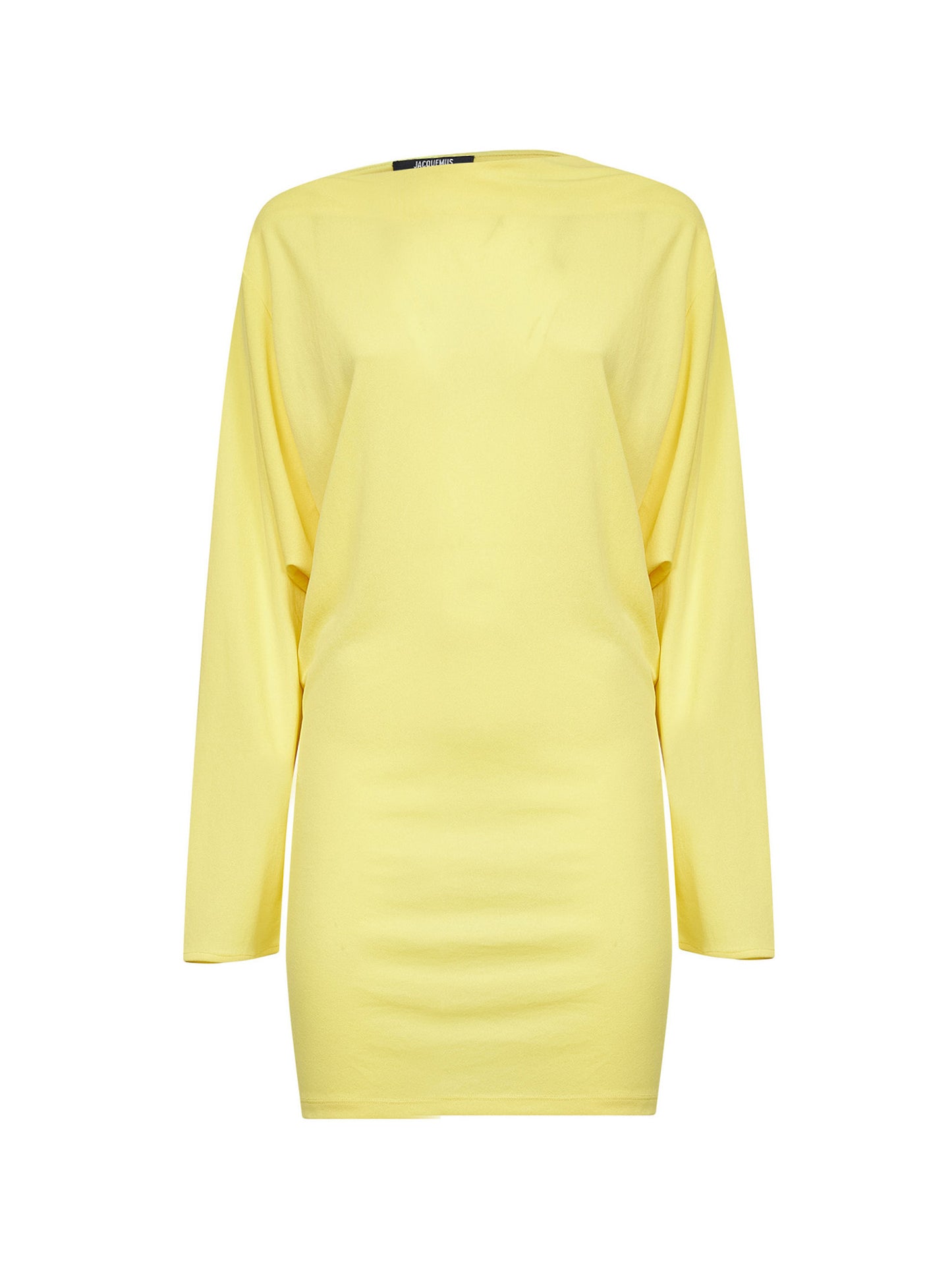 Miniabito con schiena scoperta Mistral giallo