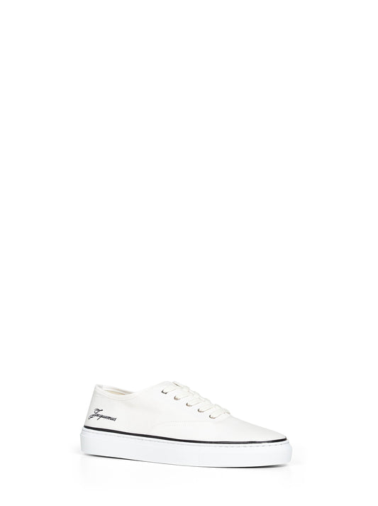 Ivory canvas The Féfé skate sneakers