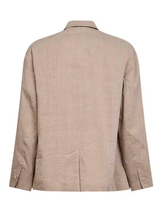 Beige The Pastro unstructured jacket