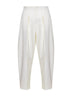 White fluid tailored cotton The Moisson tailored trousers