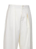 White fluid tailored cotton The Moisson tailored trousers