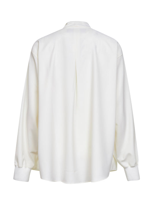 White The Vendange bomber shirt