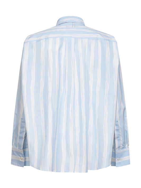 Camicia Camargue in cotone stampa guazzo