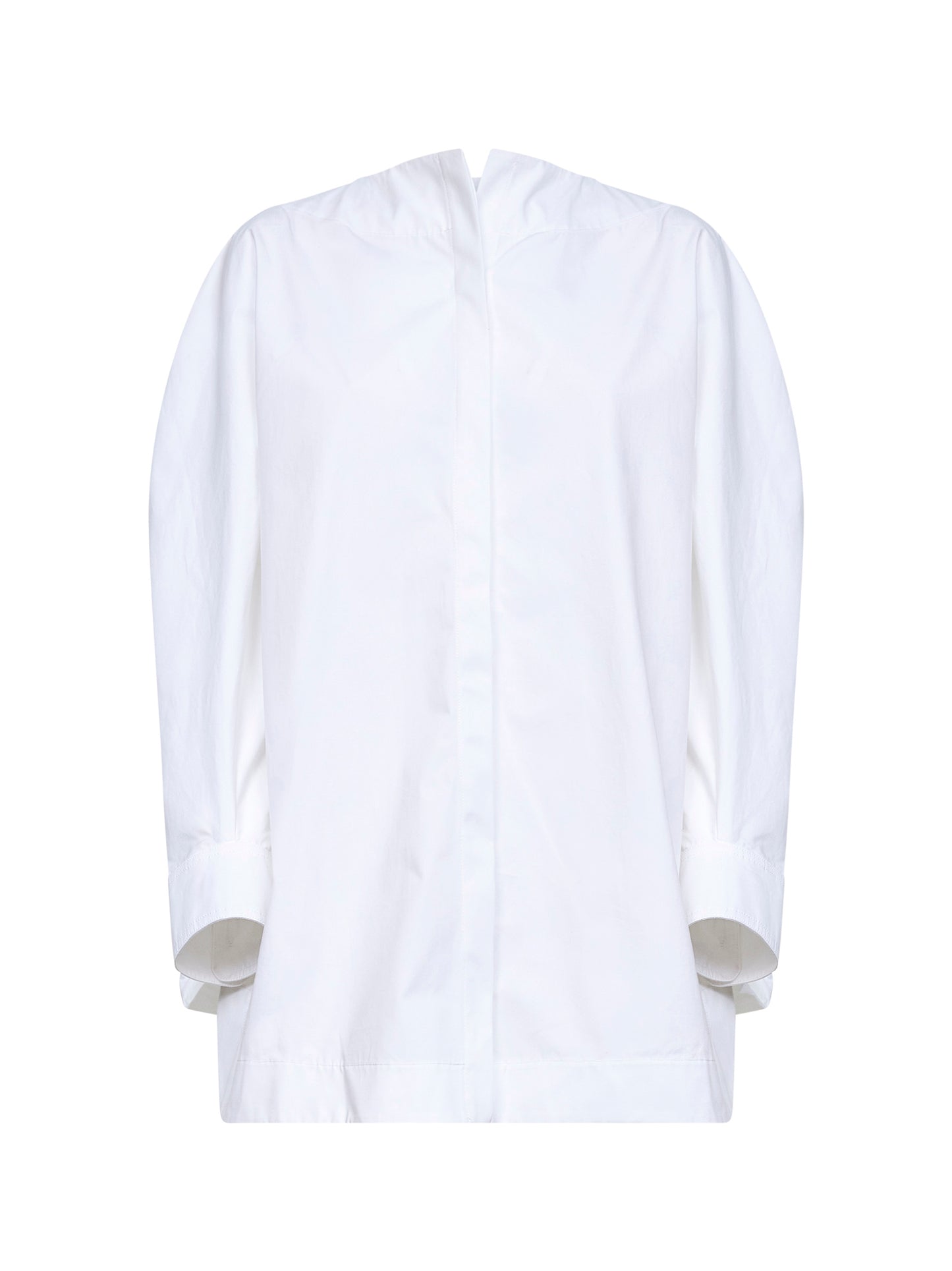 Camicia ampia e arricciata Pittore bianca