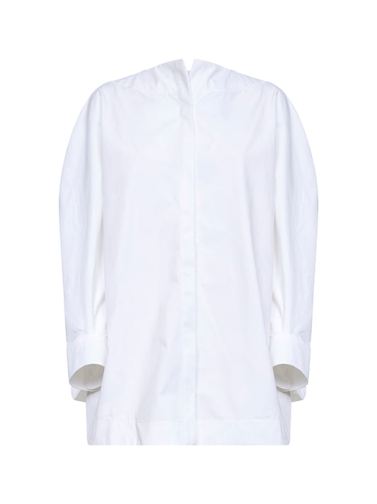 Camicia ampia e arricciata Pittore bianca