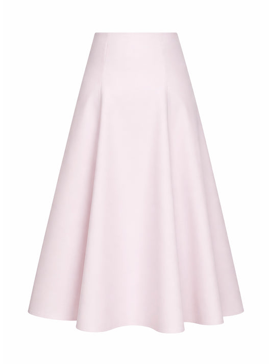 Pink The Triangle maxi flared skirt