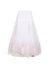 Light pink The Mireio layered tulle asymmetric skirt