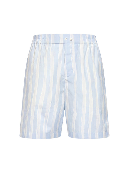 Shorts stile boxer Caleçon stampa Gouache a righe
