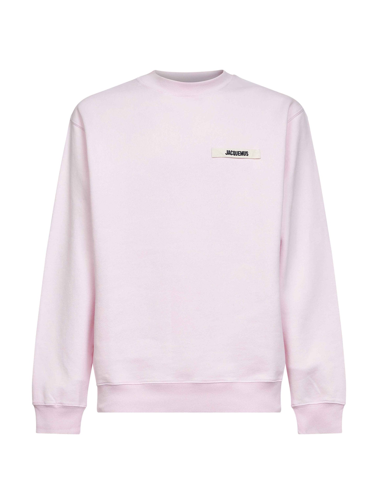 Pink organic cotton fleece The Gros Grain sweatshirt