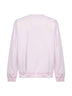 Pink organic cotton fleece The Gros Grain sweatshirt