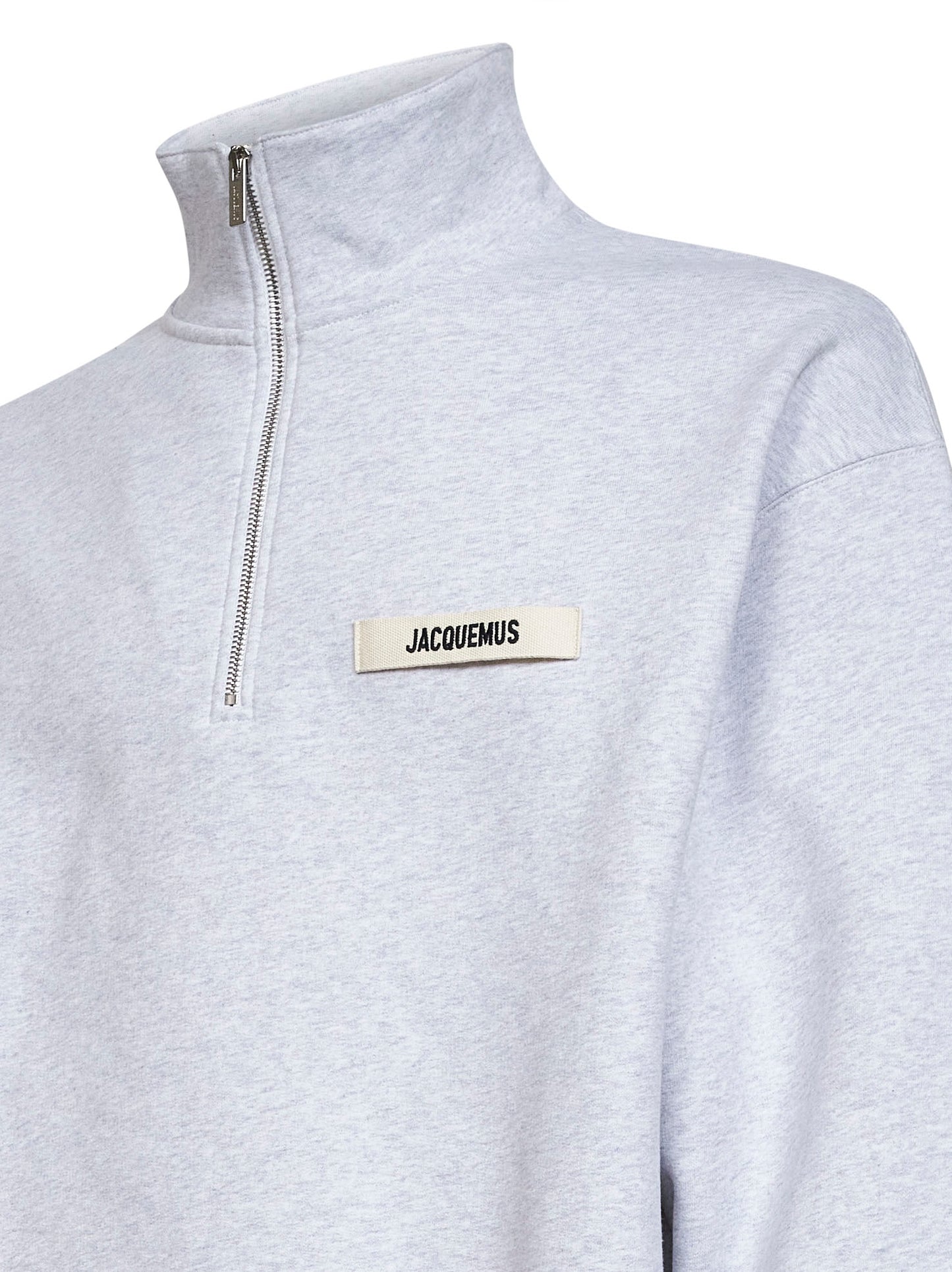 Grey The Gros Grain zipped-rollneck sweatshirt