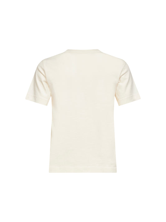 T-shirt a maniche corte Gros Grain beige chiaro