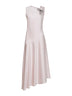 Ballerina pink envers satin evening dress