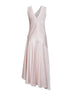 Ballerina pink envers satin evening dress