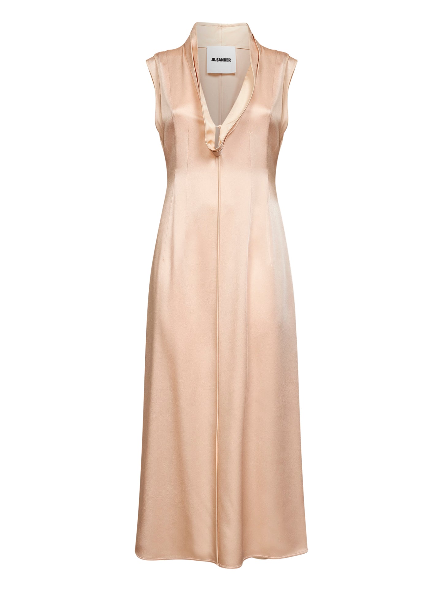 jil sander pink dress Jil Sander - Light Pink Knotted Detail Gown