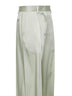 Pastel green envers satin fluid trousers