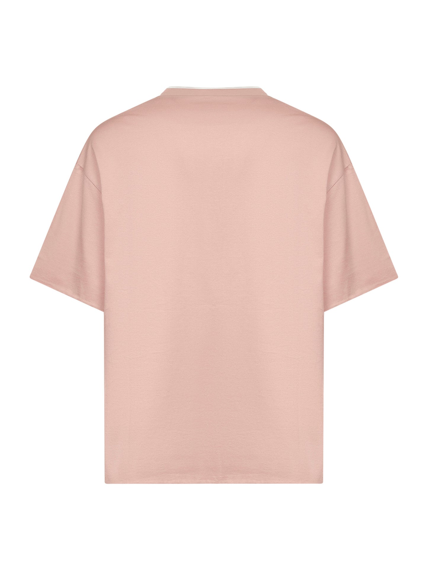 T-shirt reversibile in jersey compatto bicolore