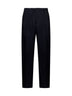 Blue gabardine tapered trousers