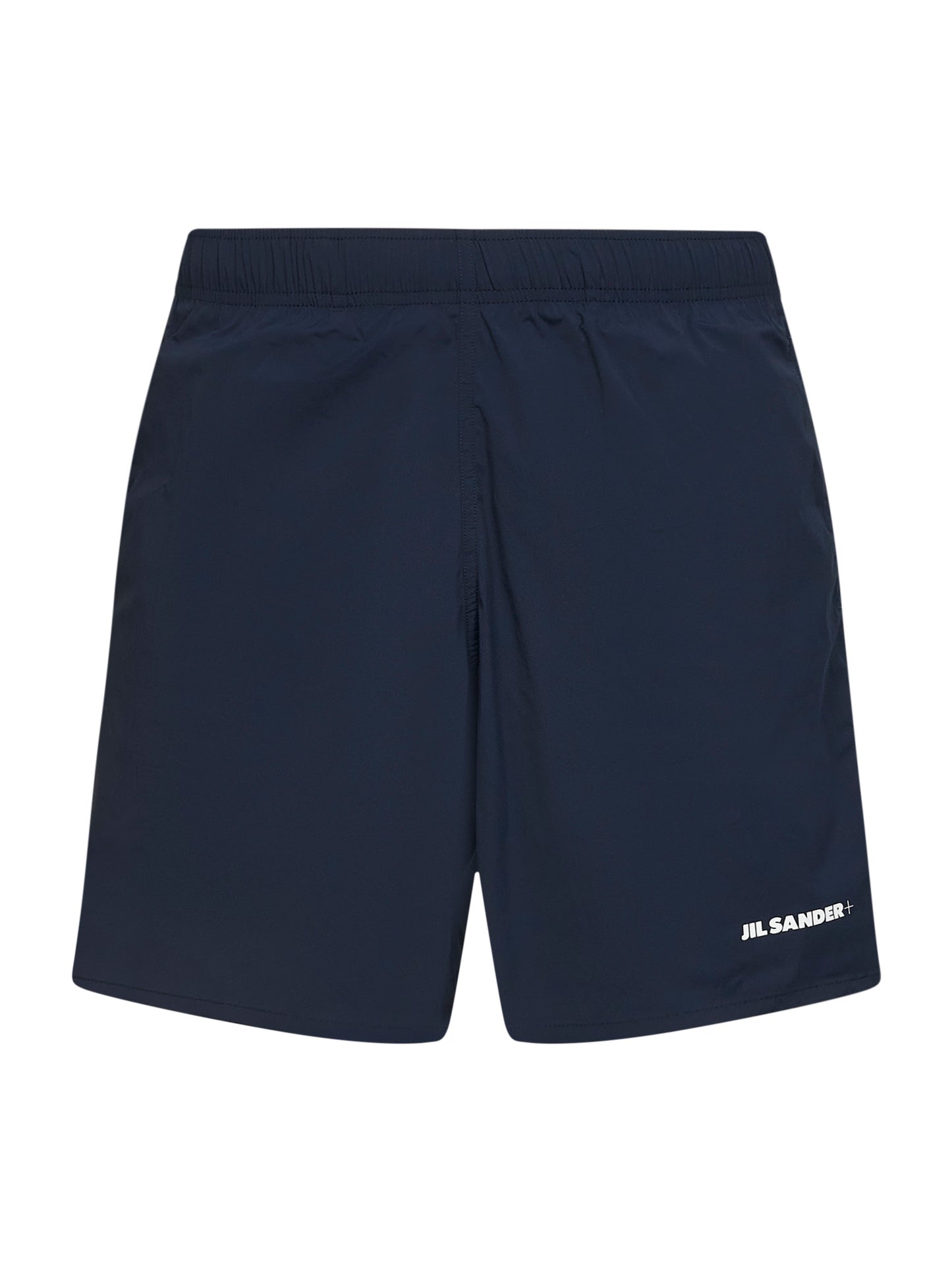 Blue stretch nylon logo swim shorts