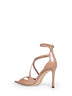 Sandali Azia 95 in pelle verniciata rosa