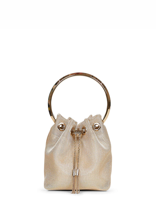 Champagne Bon Bon bucket bag