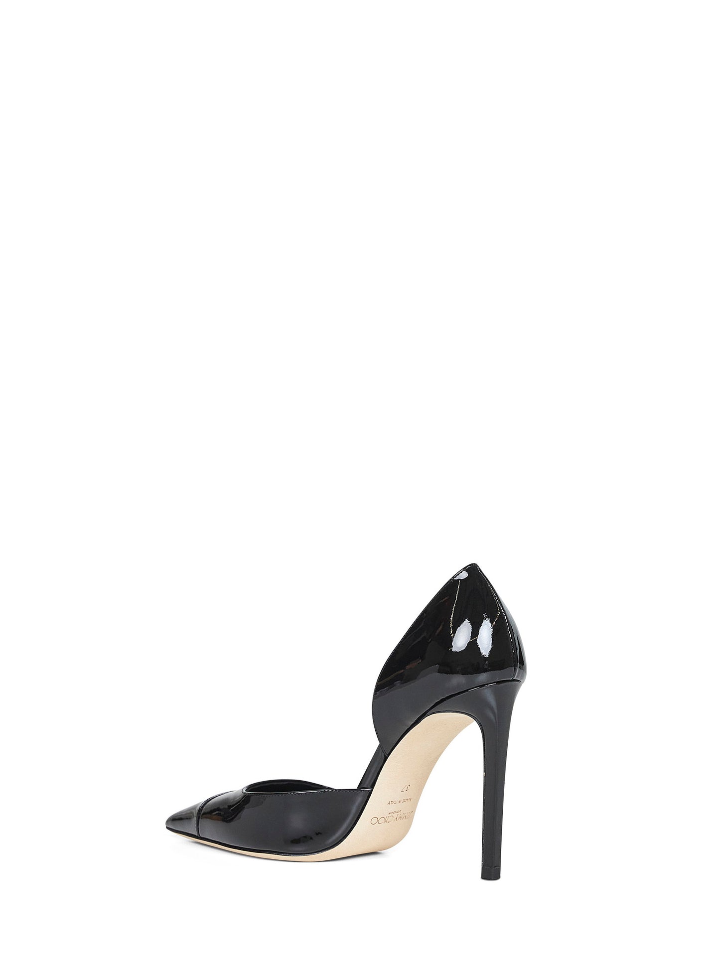 Décolleté Brigitte 100 in vernice nera<BR/>
