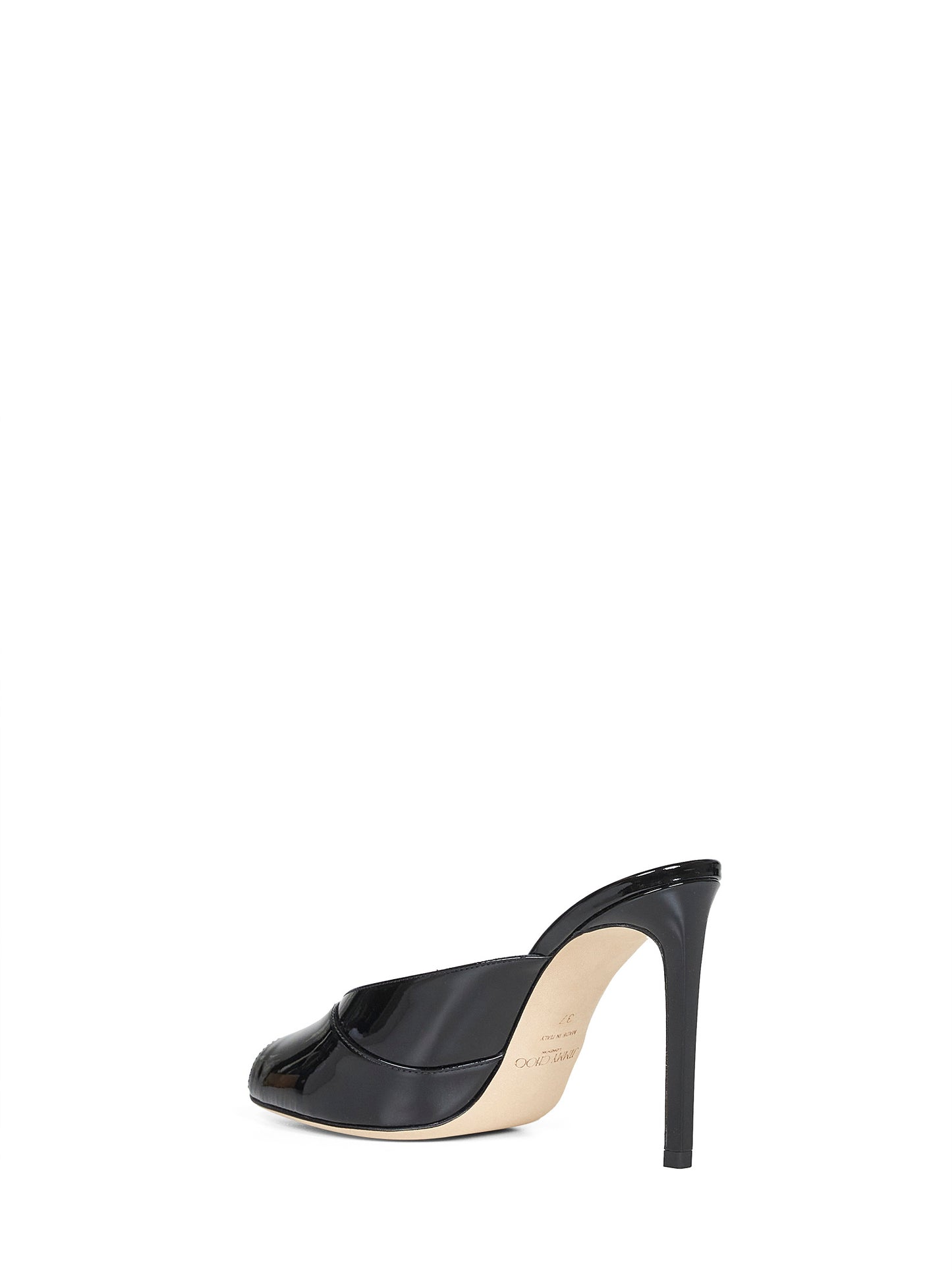 Mules Brigitte 100 in vernice nera